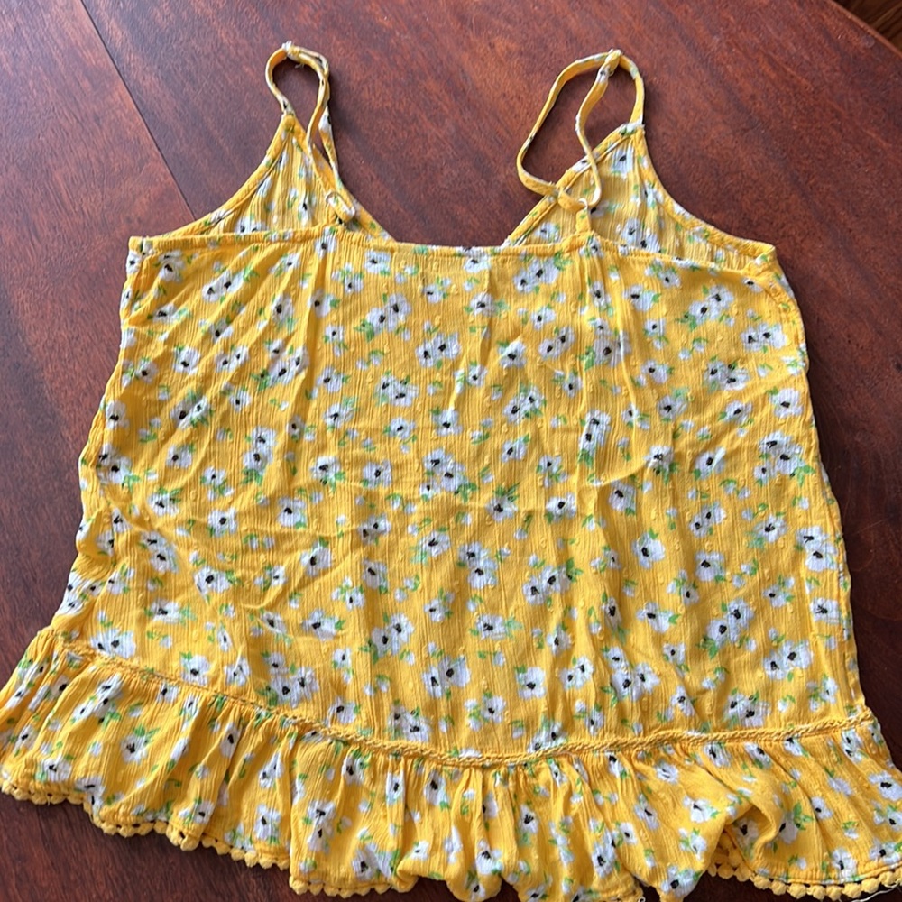 Superdry London Yellow Top Sz 4 - Picture 2 of 7